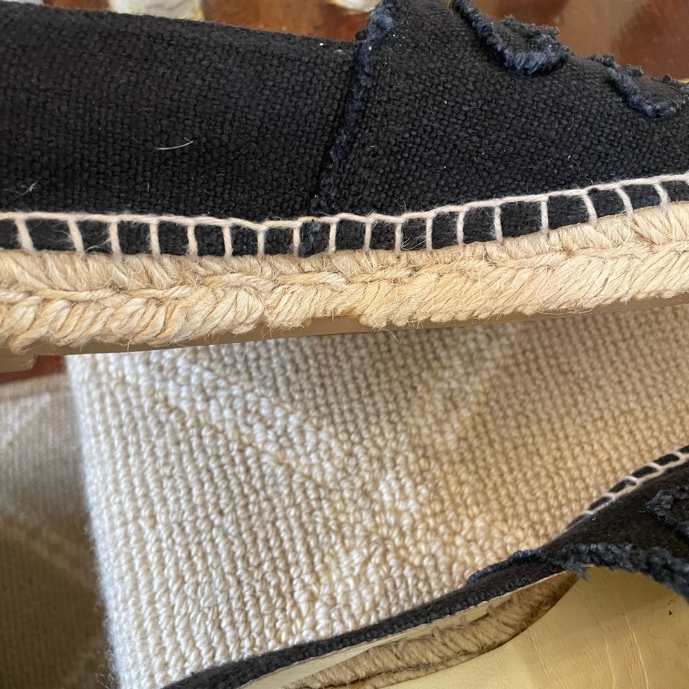 CHANEL Black Canvas Espadrilles - Picture 10 of 15